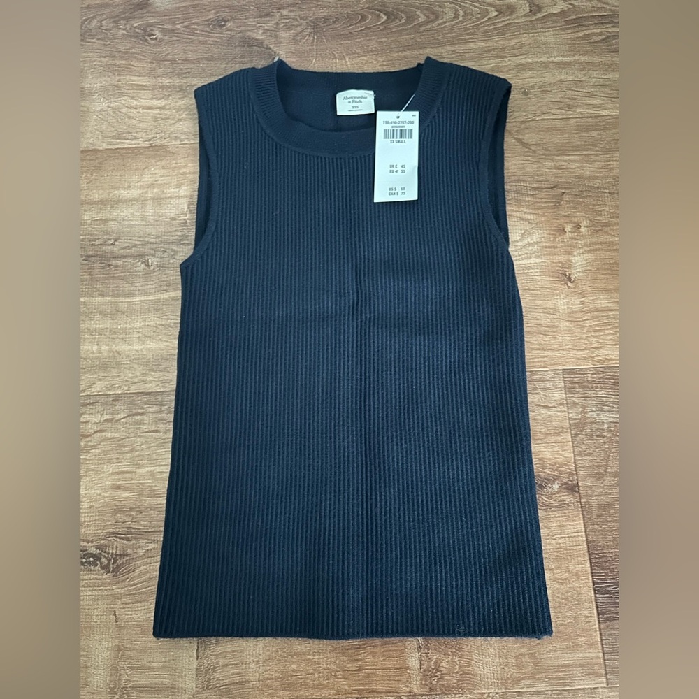 Abercrombie & Fitch Navy Sweater Tank